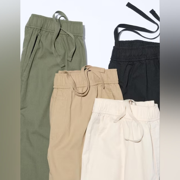 Uniqlo Cotton Relaxed Ankle Pants - Picture 2 of 5